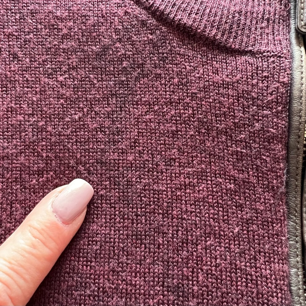 Peter Millar Purple Half-Zip Sweater - Picture 8 of 10